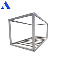 6x3x2.8 mètres paquet plat galvanisé acier léger préfabriqué conteneur d'expédition cadre en acier pour Module maison ou maison
