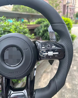 Volant AMG en fibre de carbone en promotion pour Mercedes Benz GLC, GLE, GLS, GLK, Classe W204, C63, W212, W218, W207, W172 – Cuir ajusté parfaitement