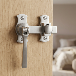 Modern Zinc Alloy Door <b>Lock</b> Set Durable Hidden <b>Security</b> Fastener for French Doors From Indian Supplier - Product Image 4