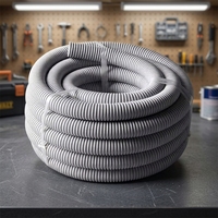 Tuyau flexible en PVC ondulé OEM, imperméable, anti-UV, tube flexible électrique