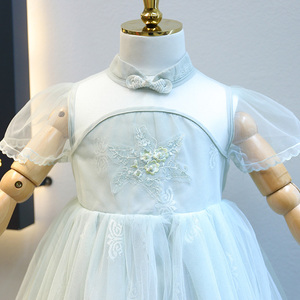 Nouvelle Robe de Soirée Grande Taille en Tulle Premium pour l'Été, Broderie Traditionnelle Chinoise, Qipao Cousu, Fournisseur Chinois - Product Image 2