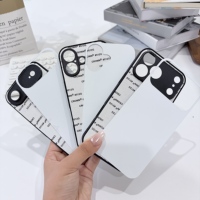 Coque de téléphone personnalisée 2D par sublimation, vierge, en TPU, PC et plaque d'aluminium, pour impression par transfert thermique, compatible iPhone 17 18 Pro Max
