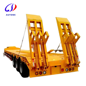 Mở rộng 20ft 40ft giường phẳng Trailer 3/4/<span class=keywords><strong>5</strong></span> trục thấp phẳng Drawbar Trailer vận chuyển container thấp giường bán Trailer - Product Image 1