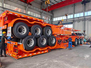 Semi-remorque châssis porte-conteneurs léger 40 pieds 20 pieds, faible consommation de carburant, transport économique - Product Image 6