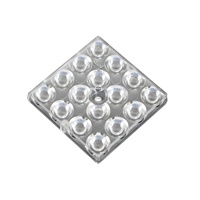 Lentille optique LED extérieure en matériau PC HONJU, indice de protection IP65, angle de faisceau de 15 degrés, garantie de 2 ans pour projecteur, lampe de rue