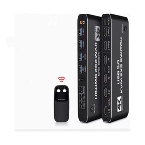 Bilgisayar için 4K 60Hz HDMI USB3.0 KVM 2X2 HD Video değiştirici fare klavye - Product Image 6