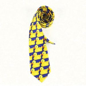 Cravate en polyester pour homme avec logo personnalisé, nouveau design pour cadeaux promotionnels et d'affaires - Product Image 2