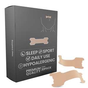 Tiras Nasales Hipoalergénicas y Resistentes al Sudor para Dormir, Sin Látex, Mejoran la Respiración, Detienen los Ronquidos, Cinta Nasal de Polietileno No Tejido - Product Image 1