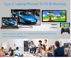 Bộ Chuyển Đổi 2 Trong 1 <span class=keywords><strong>USB</strong></span> <span class=keywords><strong>C</strong></span> Sang 4K HDM <span class=keywords><strong>VGA</strong></span> Cho Macbook Pro, Samsung Galaxy S10 20 21, Microsoft Surface Series Và Nhiều Thiết Bị Loại <span class=keywords><strong>C</strong></span> Khá<span class=keywords><strong>c</strong></span> - Product Image 6