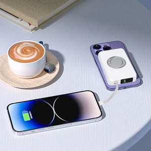 Power Bank Semi Solido ad Alta Sicurezza 10000mAh <span class=keywords><strong>Mag</strong></span> <span class=keywords><strong>2</strong></span>-in-1, Utilizzo Sicuro Wireless 15W per iPhone 17 e Watch - Product Image 5