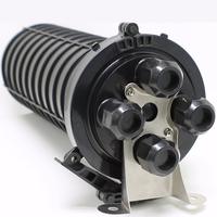 Type de dôme 12 24 48 72 96 Core Type thermorétractable avec support 2 en 2 Out Fermeture d'épissure de fibre optique pour réseau