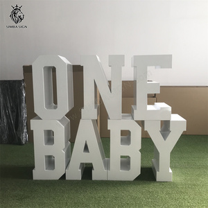 Party Supplies One Year <strong>Birthday</strong> Decor, ONE Letter <strong>Table</strong> for One Year Old <strong>Birthday</strong> Party Event Decorations - Product Image 5