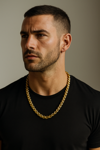 Tùy chỉnh 316L chuỗi 3mm/3.5mm/6mm/7mm Chopin chuỗi PVD 18K mạ vàng Vòng cổ nhiều kích cỡ có sẵn Franco chuỗi để làm - Product Image 3