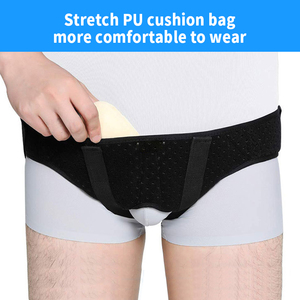 Ceinture de soutien ajustable en néoprène élastique pour hernie ombilicale et inguinale pour hommes, ceinture personnalisée en coton pour le soulagement de la douleur et les soins de santé - Product Image 3