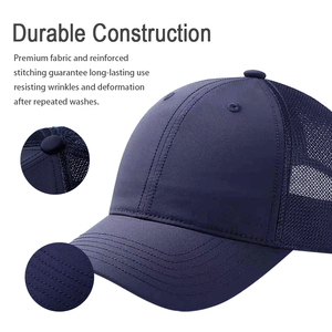 Cappelli Trucker Sportivi Impermeabili in Poliestere con Logo Personalizzato, 6 Pannelli in Rete, Ricamo 3D, Unisex, Alta Qualità - Product Image 1