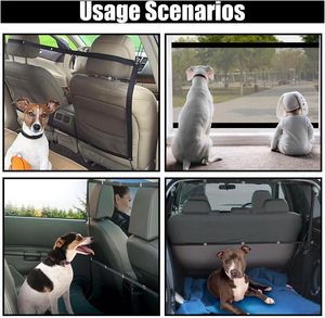Barrière de filet de <span class=keywords><strong>voiture</strong></span> pour <span class=keywords><strong>chien</strong></span> Barrière pour animaux de compagnie extensible universelle pour voitures - Product Image 6