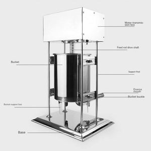 Machine manuelle commerciale pour la fabrication de saucisses, équipement de remplissage et de cuisson - Product Image 2