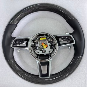 Volante in Carbonio Personalizzato per Panamera Cayenne Boxster <span class=keywords><strong>Taycan</strong></span> 911 993 981 991.1 - Product Image 6
