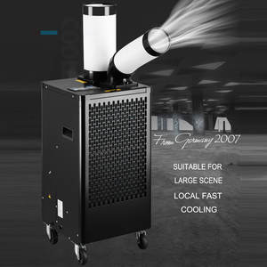 Fabrication de climatiseurs mobiles <span class=keywords><strong>silencieux</strong></span> de grande capacité, de précision, à refroidissement par air, avec réservoir d'eau - Product Image 5