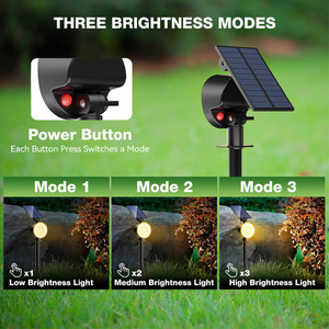 Gran oferta, luz de pared con <span class=keywords><strong>Sensor</strong></span> Solar, lámpara de poste de jardín, luz de camino de poste de patio Solar para exteriores, <span class=keywords><strong>Led</strong></span> bolardo, luces <span class=keywords><strong>LED</strong></span> solares de jardín - Product Image 3