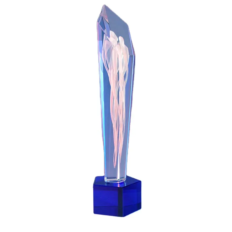 Campione gratuito Spot Grande Ottagono di Cristallo Decorativo Trofeo Trofeo Premio Trofeo Personalizzato