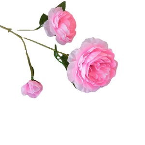 Bouquet de roses artificielles Gardenia, fleurs en soie pour décoration de mariage et de maison 7*27*57*6 - Product Image 5