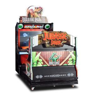 Jeu d'arcade vidéo de tir de <span class=keywords><strong>dinosaures</strong></span> réaliste Jurassic Park à pièces, 2 joueurs, anglais, certifié CE, à vendre - Product Image 1