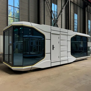 Casa Mobile di Lusso Moderna a Forma di Capsula Spaziale per Esterni, Casa su Ruote, Resort Hotel, <span class=keywords><strong>Bungalow</strong></span> Mobile - Product Image 6