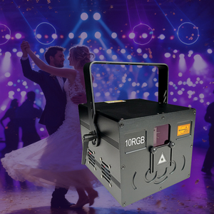 Sistema de Proyección Láser RGB de Animación para Exteriores con Bluetooth de 10W, 2026, para Espectáculos, Bodas, Discotecas, Eventos, DJ, para Clubes Nocturnos - Product Image 1