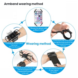 Nuovo Design 2026 Fascia da <span class=keywords><strong>Braccio</strong></span> per <span class=keywords><strong>Cellulare</strong></span>, Custodia Sportiva per <span class=keywords><strong>Braccio</strong></span>, Borsa da Polso in Silicone, Fascia Fitness Regolabile con Rotazione a 360°, Rimovibile - Product Image 6