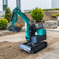 Pengiriman Gratis Mini Excavator 1.2 Ton EPA Euro 5 Mesin Kubota Crawler Digger Bekas Pakai Pertanian Rumah Mini Excavator Machine