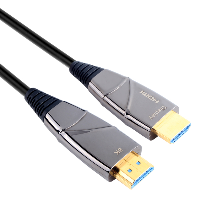 VCOM Long Length 50m 100m 200m HDMI Cable 8K 60Hz 48Gbps Optical Fiber Video Cord for Monitor HD TV
