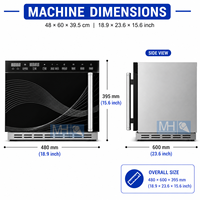 Four à air chaud multifonctionnel rapide pour micro-ondes, équipement de restauration commerciale pour la pâtisserie, la cuisson, la décongélation rapide et la réchauffe des aliments surgelés