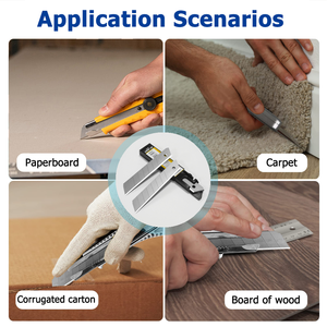 Gratismuster Hochwertige Tapetenmesser-Klingen 10 Stk. 18mm Universalmesser-Klinge - Product Image 6