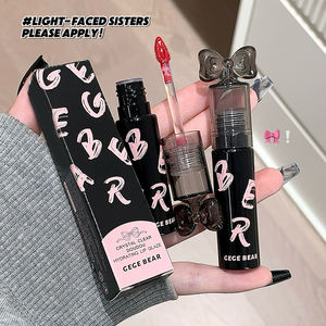 Gege Bear ลิปกลอสน่ารักเติมความชุ่มชื่นติดทนนานไม่เหนียวเหนอะหนะคริสตัล - Product Image 3