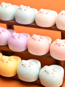 Cabujón plano de resina con diseño de cerdito kawaii para la creación de joyas DIY, accesorios hechos a mano, horquillas y accesorios para fundas de teléfono - Product Image 5