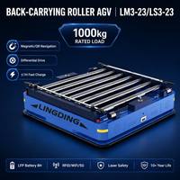 Convoyeur à rouleaux à vitesse réglable personnalisé Junebreath 1000 kg, AGV, évitement d'obstacles par laser, 380/220V, chargement de palettes et de caisses, intelligent et durable