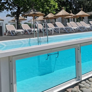 Meilleur Prix Qualité Carrelage Rectangulaire <span class=keywords><strong>Location</strong></span> Sauvetage Toit Rétractable Toile Auvent Île Flotteur Conteneur <span class=keywords><strong>Piscine</strong></span> - Product Image 3