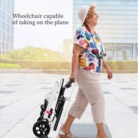 Fauteuil roulant âgé Produits tendance 2025 Nouveautés Chaise médicale Avion Fauteuil roulant léger
