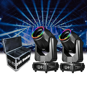 Projecteur à tête mobile 295W Beam 14R Prism King DMX512 avec anneau LED pour mariage, DJ, discothèque - Product Image 1