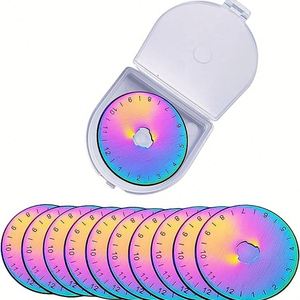 18mm <b>28mm</b> 45mm 60mm Rotary Cutter Blades , Sharp Durable Rotary Blades for Quilting, Sewing, Fabric Cutting, Fits Olfa, Fiskars - Product Image 4