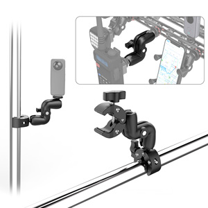 360อะแดปเตอร์หัวกลมคู่แบบปรับได้ที่จับรถจักรยานยนต์รูปตัว <span class=keywords><strong>Z</strong></span> สำหรับกล้อง Canon <span class=keywords><strong>Nikon</strong></span> - Product Image 2