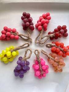 Savon transparent en forme de raisin, mignon et éclaircissant, sur une corde, pour le lavage des mains et le bain. - Product Image 6