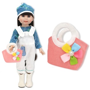 อุปกรณ์เสริมตุ๊กตา18 "กระเป๋าถือเด็กผู้หญิงกระเป๋าสะพายข้างกระเป๋าตุ๊กตาปิกนิก - Product Image 1