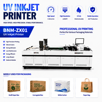 Machine d'impression jet d'encre UV industrielle haute résolution à séchage rapide pour sacs en papier, cartons, plastique, verre, papier kraft