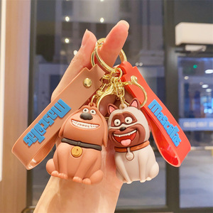 Llavero <span class=keywords><strong>de</strong></span> Peluche con Diseño <span class=keywords><strong>de</strong></span> Cachorro <span class=keywords><strong>de</strong></span> Dibujos Animados <span class=keywords><strong>de</strong></span> <span class=keywords><strong>la</strong></span> <span class=keywords><strong>Película</strong></span> '<span class=keywords><strong>La</strong></span> Vida Secreta <span class=keywords><strong>de</strong></span> las <span class=keywords><strong>Mascotas</strong></span>', Accesorio para Bolsos <span class=keywords><strong>de</strong></span> Hombre y Mujer, Llavero para Coche, Regalos al por Mayor - Product Image 1