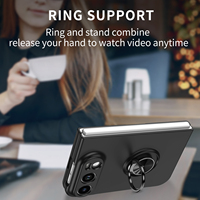 Pour Iphone Fold 18 Ultra Étui 360 °   Support rotatif pliable pour téléphone avec anneau de protection