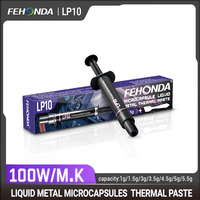 Pasta Termal Logam Cair Fehonda 100W/mK Konduktivitas Tinggi untuk Overclocking CPU Pendinginan Ekstrem