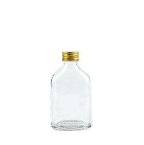 จินวอดก้าเหล้า250มล. 500มล. ขวดแก้วใสรูปทรงแบนจากโรงงาน - Product Image 1