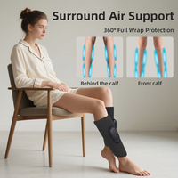 Appareil de massage amincissant automatique rechargeable pour les jambes, masseur de jambes multifonctionnel à compression d'air électrique, pour détendre les muscles